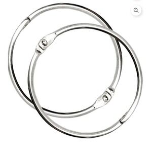 Barron's SAT Flashcard Rings 2" Diameter Replacement Lot of 6‎ Study